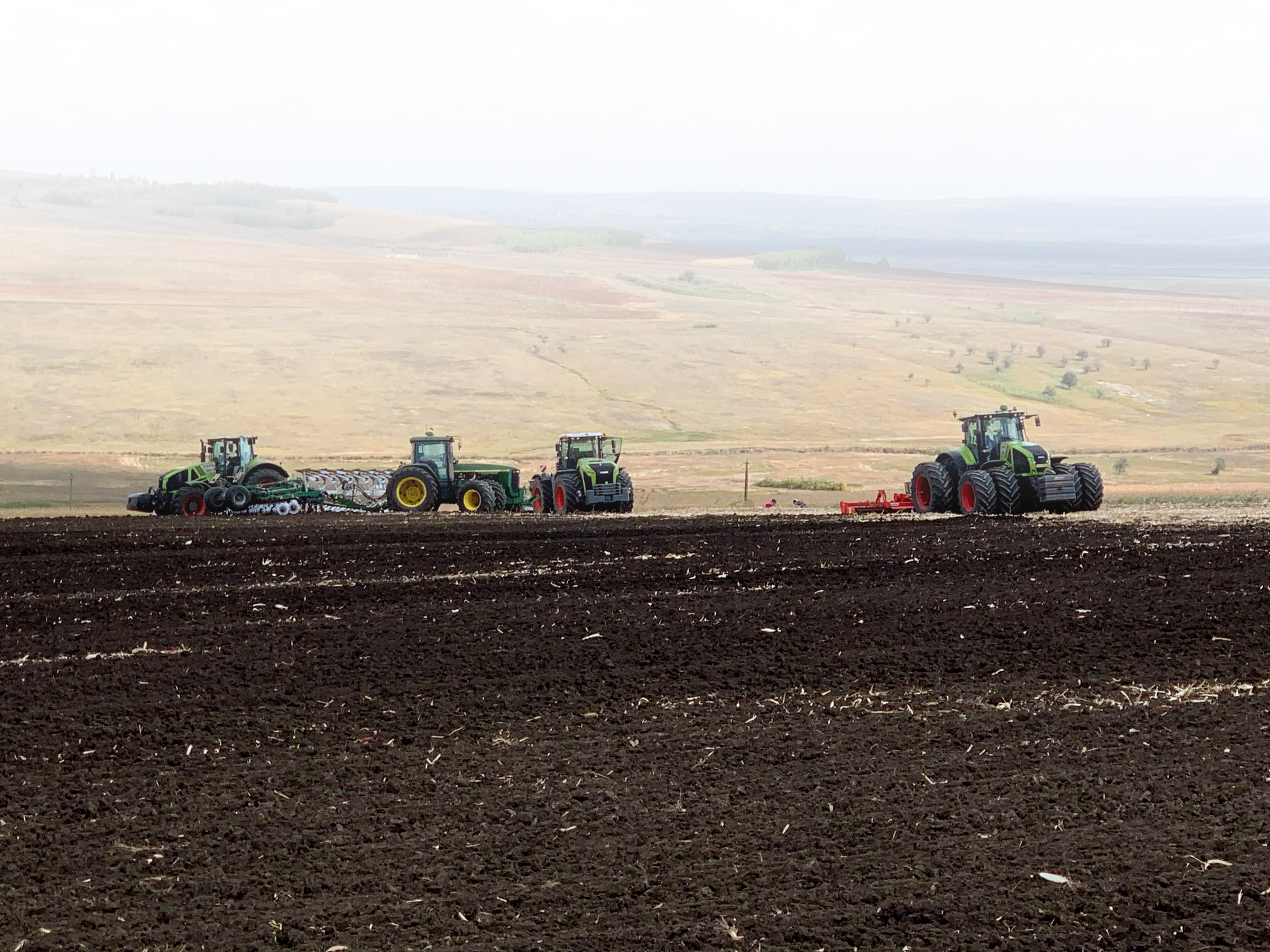 Bodenbearbeitung Landwirtschaft Herbst